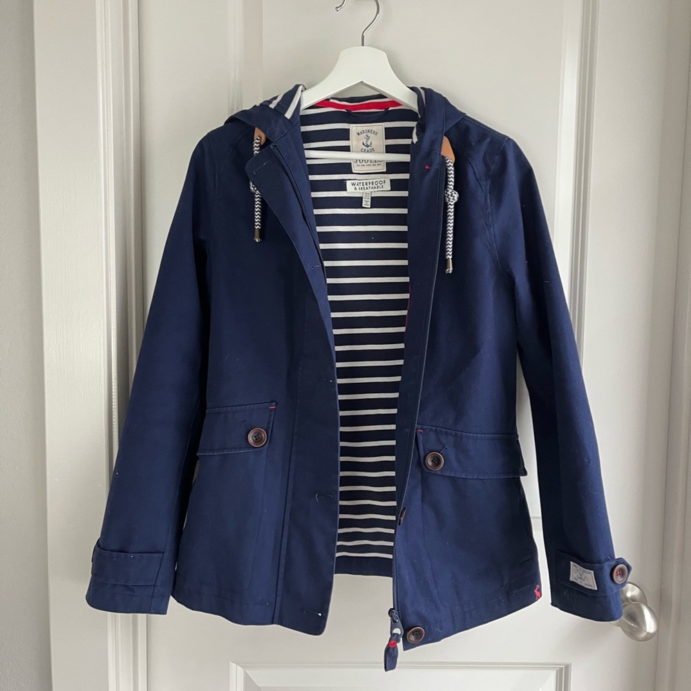 Joules Coast Waterproof Coat Navy XS